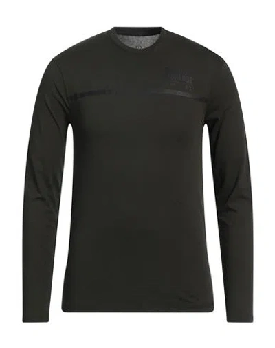 Armani Exchange Man T-shirt Dark Green Size L Cotton