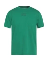 Armani Exchange Man T-shirt Green Size L Cotton