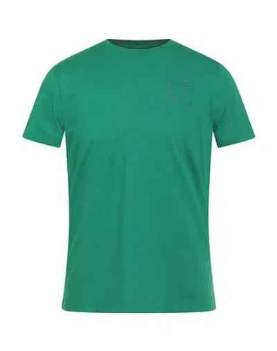 Armani Exchange Man T-shirt Green Size M Cotton
