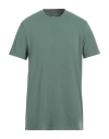 Armani Exchange Man T-shirt Green Size Xs Cotton, Elastane