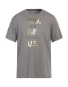 Armani Exchange Man T-shirt Grey Size L Cotton
