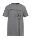 Armani Exchange Man T-shirt Grey Size L Cotton