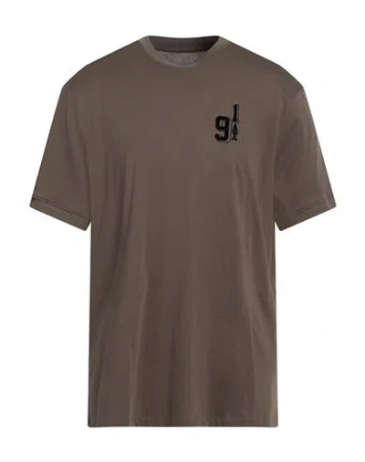 Armani Exchange Man T-shirt Khaki Size M Cotton In Beige