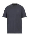 Armani Exchange Man T-shirt Lead Size L Cotton In Grey