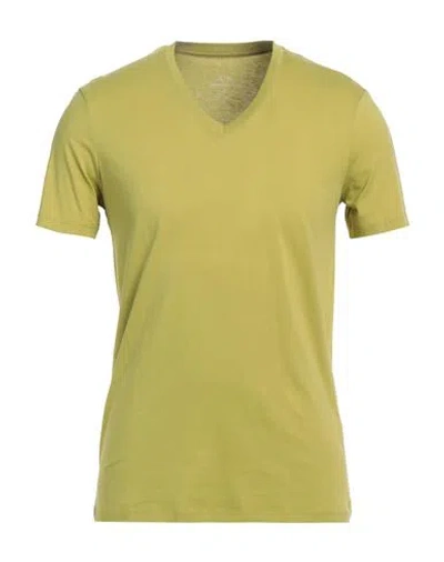 Armani Exchange Man T-shirt Light Green Size M Pima Cotton