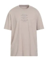 Armani Exchange Man T-shirt Light Grey Size L Cotton In Grey