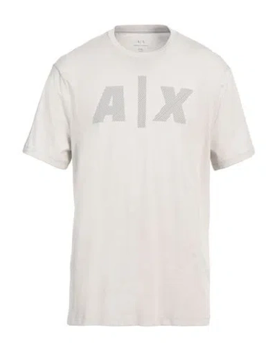 Armani Exchange Man T-shirt Light Grey Size Xs Cotton
