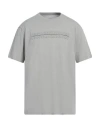 Armani Exchange Man T-shirt Light Grey Size Xxl Cotton