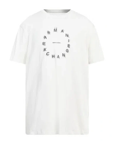 Armani Exchange Man T-shirt Light Grey Size Xxl Cotton