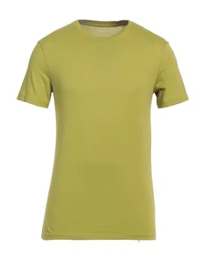 Armani Exchange Man T-shirt Lime Green Size L Pima Cotton