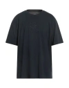 Armani Exchange Man T-shirt Midnight Blue Size L Cotton
