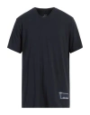 Armani Exchange Man T-shirt Midnight Blue Size Xs Cotton, Elastane In Blue