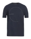 Armani Exchange Man T-shirt Midnight Blue Size L Organic Cotton