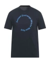 Armani Exchange Man T-shirt Midnight Blue Size M Cotton
