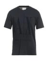 Armani Exchange Man T-shirt Midnight Blue Size M Cotton