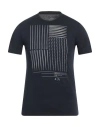 Armani Exchange Man T-shirt Midnight Blue Size Xs Cotton