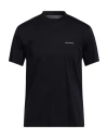 Armani Exchange Man T-shirt Midnight Blue Size Xs Cotton