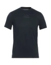 Armani Exchange Man T-shirt Midnight Blue Size Xs Cotton In Midnight Blue