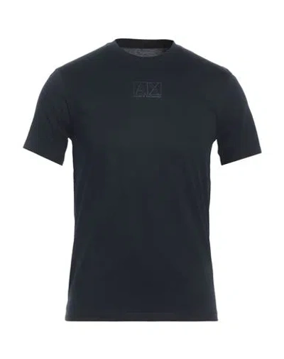 Armani Exchange Man T-shirt Midnight Blue Size Xs Cotton