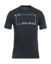 Armani Exchange Man T-shirt Midnight Blue Size Xs Cotton