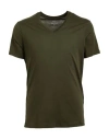 Armani Exchange Man T-shirt Military Green Size L Pima Cotton In Green