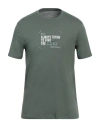 Armani Exchange Man T-shirt Military Green Size M Cotton