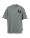 Armani Exchange Man T-shirt Military Green Size M Cotton