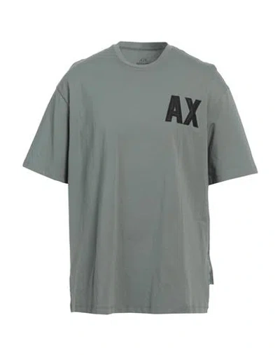 Armani Exchange Man T-shirt Military Green Size M Cotton