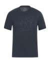 Armani Exchange Man T-shirt Navy Blue Size L Organic Cotton