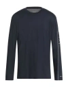 Armani Exchange Man T-shirt Navy Size L Cotton In Blue