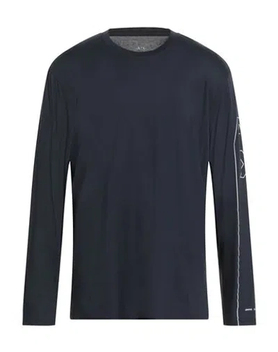 Armani Exchange Man T-shirt Navy Size L Cotton