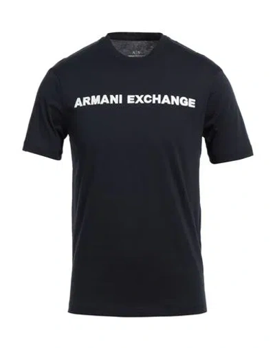 Armani Exchange Man T-shirt Navy Size M Cotton