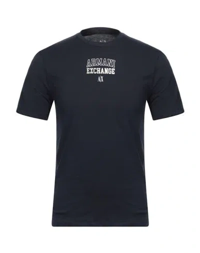 Armani Exchange Man T-shirt Navy Size S Cotton, Organic Cotton