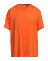 Armani Exchange Man T-shirt Orange Size S Cotton