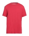 Armani Exchange Man T-shirt Red Size L Cotton In Red