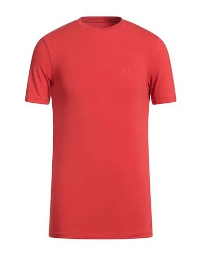 Armani Exchange Man T-shirt Red Size S Cotton, Elastane