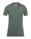 Armani Exchange Man T-shirt Sage Green Size L Cotton