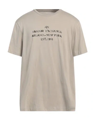 Armani Exchange Man T-shirt Sage Green Size Xs Cotton