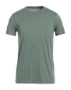 Armani Exchange Man T-shirt Sage Green Size Xs Pima Cotton