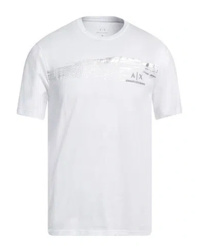 Armani Exchange Man T-shirt White Size Xs Cotton