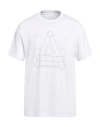 Armani Exchange Man T-shirt White Size M Cotton In White