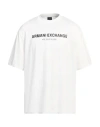 Armani Exchange Man T-shirt White Size L Cotton
