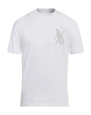 Armani Exchange Man T-shirt White Size L Cotton