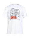 Armani Exchange Man T-shirt White Size L Cotton In White
