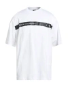 Armani Exchange Man T-shirt White Size L Cotton