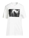 Armani Exchange Man T-shirt White Size L Cotton In White
