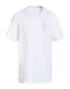 Armani Exchange Man T-shirt White Size L Cotton In White