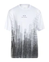 Armani Exchange Man T-shirt White Size L Cotton
