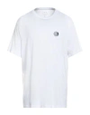 Armani Exchange Man T-shirt White Size L Cotton In White