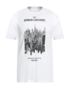 Armani Exchange Man T-shirt White Size L Cotton